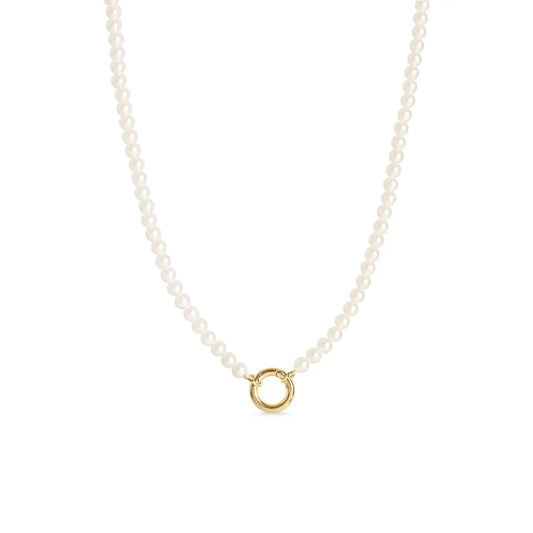 CHARM KEEPER NECKLACE - PEARL