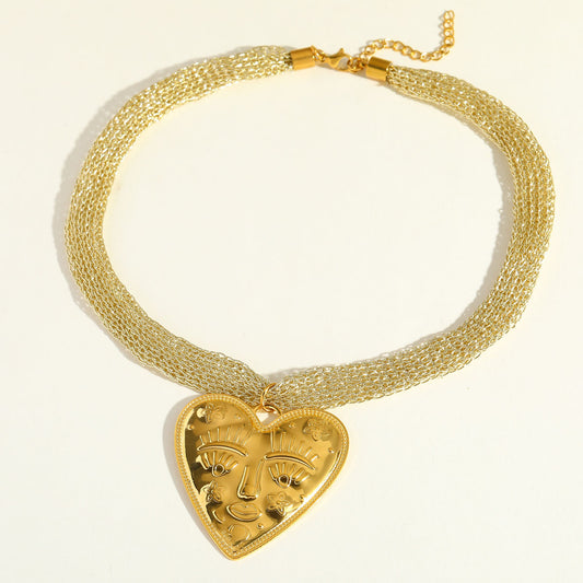 GOLDEN HEART NECKLACE