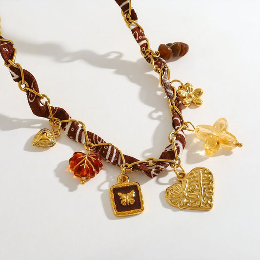AUTUMN MUSE CHARM NECKLACE