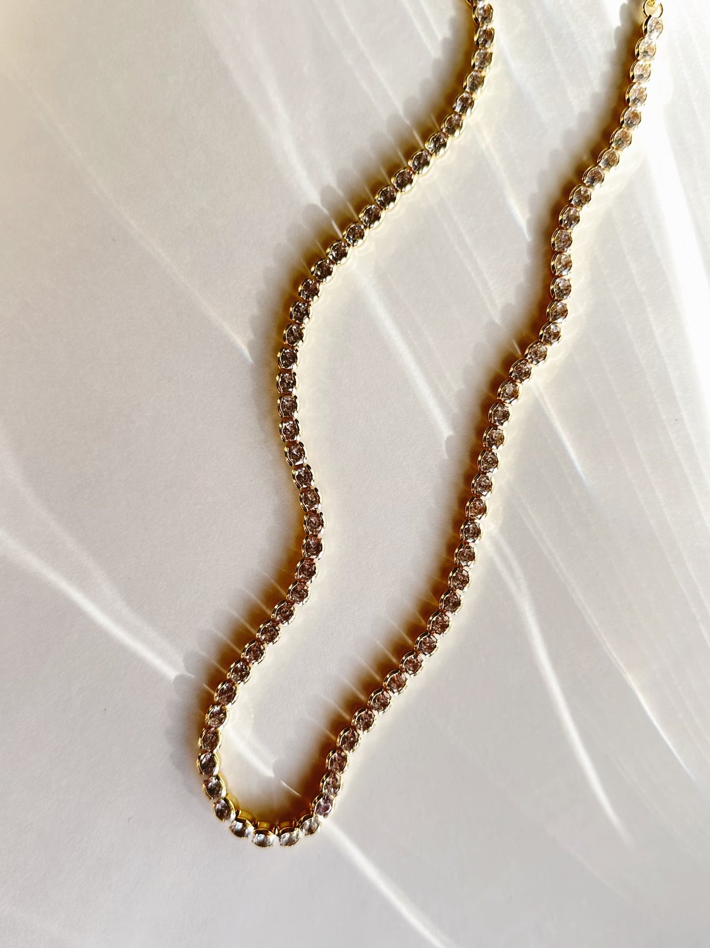 AVERY TENNIS NECKLACE